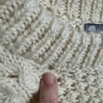 Craftcentre Cymru Wool Chunky Fisherman Sweater Women L Cream Rory Gilmore VTG Size L Photo 7