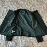 Ann Taylor Moto Jacket Blazer Wool Faux Leather Trim Size 4 Petites Photo 7