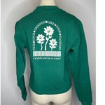 Outdoor Voices Women's Size XXS Picking Flowers Cropped Sweatshirt Green NWT Photo 1