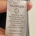 Talentless  grey cropped boxing hoodie women Large Photo 8