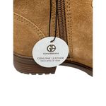 Giani Bernini  Bertey Tan Suede Leather Ankle Combat Lace-Up Boots 8 Photo 5