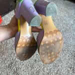 John Fluevog  Bianca Shoes Heels Funky Womens Colorful Size 6 Photo 2