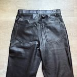 Abercrombie & Fitch The 90s Straight Ultra High Rise Faux Leather Pants Sz 28/6 Photo 8