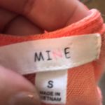 Mine cropped tee with crochet fringe bottom NWOT Photo 2