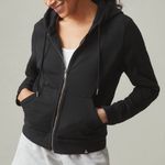 American Giant Full Zip Hoodie Black Cotton Made in USA Casual Athleisure XS Photo 0