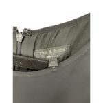 Rag and Bone  Mini Dress Women 10 Black Chiffon Overlay Silk Classic LBD Modest Photo 4