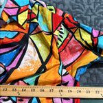 Live 4 Truth  Shirt medium bohemian abstract art cropped tie button down shirt Photo 4