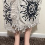 Handmade in turkey 100% muslin cotton sun Motif Cream and Black Robe kimono Size undefined Photo 6