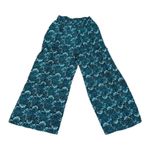 Band of Gypsies NWT BAND OF THE FREE Elise Teal Floral Boho High Waist Wide Leg Pants Sz Small Photo 5