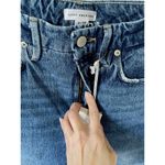 Good American  High Rise Distressed Straight Denim Jeans Blue Size 26/2 NEW Photo 8
