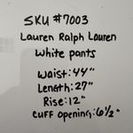 Ralph Lauren Lauren White Dress Pants Zip Pockets Plus Size 22W New NWT Business Photo 11