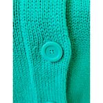 Banana Republic  Emerald Green Cotton cropped swing sweater coat Medium Photo 2