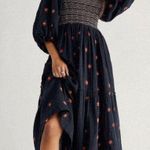Free People Dahlia Embroidered Maxi Dress Photo 3