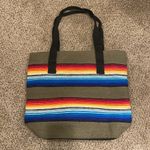 Handwoven Serape Print Tote Bag Multiple Photo 1