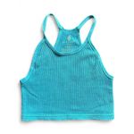 FP Movement by Free People Turquoise Happiness Runs Crop Tank Top XS Photo 1