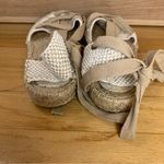 Soludos  Espadrille Lace-up Flats - Size 7 Photo 3