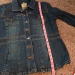 Bernie dark denim jean jacket size small Blue Photo 12