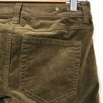 CAbi skinny cords #3567 moss olive green size 0 gorpcore corduroy fall office Photo 5