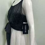 Sherri Hill  black & white mini dress size 14 11038 NEW Photo 6