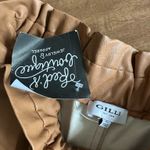 Brown Leather Shorts Size L Photo 3