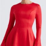 House Of CB  'Sacha' Red Satin Mini Dress‎ NWT Photo 0