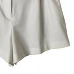 Alice + Olivia Adelina Belted Shorts Pleated Minimal White Women's Size 4 NWT Photo 3