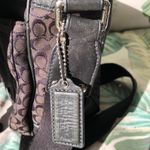 Coach  Black/Brown Signature Purse Messenger Bag 12x9x4" Photo 8