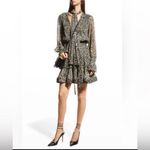 Alexis  Malika tie neck printed mini dress NWOT Photo 2