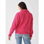 Faherty  women's 1/4 zip mariner sweater magenta pink size XS spring style‎ Photo 2
