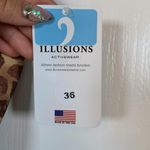 Illusions Brown Tan Animal Print Training Swimsuit Size 36/8 NWT #VEG Photo 2