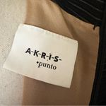 Akris Punto  Ribbed Short Sleeve Dress Black Turtleneck Size 6 Photo 5