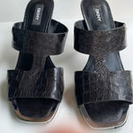 DKNY Black Baz Dress Sandals Photo 6