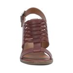 Lucky Brand Braided Leather Wedge Heel Lemia Burgundy Sandal Size 8.5 NEW $119 Photo 11