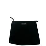 Kate Spade Black Velvet Makeup Travel Cosmetic Bag Zip Pouch Photo 5