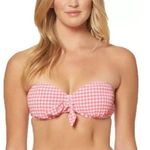 Jessica Simpson  SOUTHERN TIDE GINGHAM BANDEAU BIKINI TOP SIZE XL Photo 0