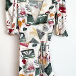 Reformation Carmelo Wrap Dress in Vacaciones Photo 1