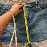 Paige  Alethea Cutoff Denim Miniskirt size 32 Photo 6