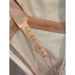 NEW NWT Maria Lucia Hohan Strapless Asymmetric Guipure Lace Midi Dress US 4 Tan Photo 7