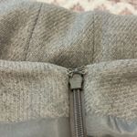 BCBGMAXAZRIA 100% Soft Gray Wool Tulip Flared Pencil Skirt Size 0 Art Deco Photo 8