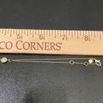 Nine West 9W Gold-tone Round Disc Pavé Hand Chain Bracelet Photo 8