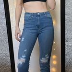 Just Black Denim Ripped High Waisted Jeans Photo 3