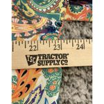 Bend Over Hippie Paisley Denim Jacket‎ Size 22W Cowgirl 4 Pocket Button Up Boho Pink Photo 2