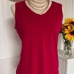 st. john's bay 3/$20  Fuchsia/pink & lace tank top. Photo 0