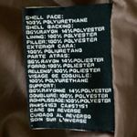 Guess Cognac Brown Faux Leather Asymmetric Full Zip Quilted Moto Jacket Size S/L Photo 4