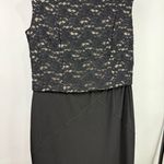 Valerie Bertinelli Black Fitted Lace & Ivory Top Dess Size 14 Photo 3