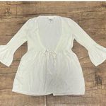 Max Studio Vintage  coquette tie front cardigan top Photo 0