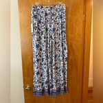 Joie  Floral Paisley Print Wide Leg Palazzo Pants Boho Feminine NWT Large Photo 9