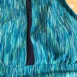 Nike  Womens Menta Rush Heather High Neck One Piece Swimsuit Sz Small Photo 6