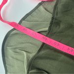 Loft NWT  Solid Green Blouson Airy Midi Dress Size 16 Photo 2