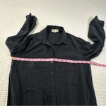 Cloth & Stone Anthropologie  100% Tencell Tyocell Long Sleeves Black Jumpsuit Photo 7